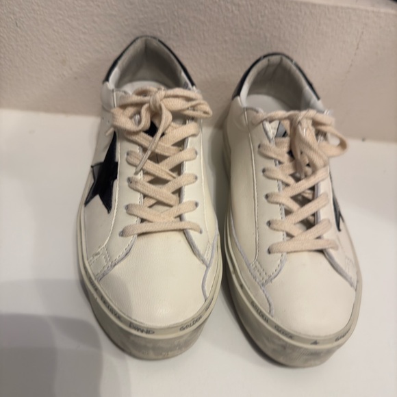 Golden Goose Hi Star sneaker 37 worn only once comes with box - Picture 8 of 13